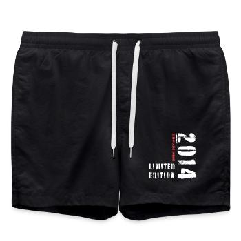 Limited Edition 2014 Single Copy - Swim Trunks - black - Front - AI Model Male 185 light (185cm)