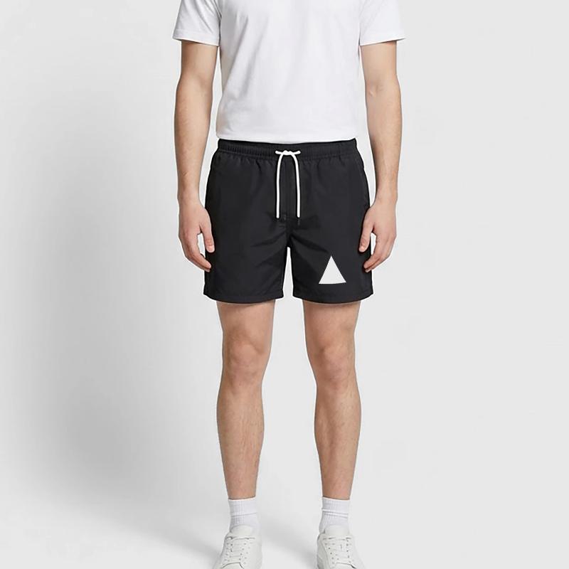 Abstract Geometric Triangle Composition Swim Trunks