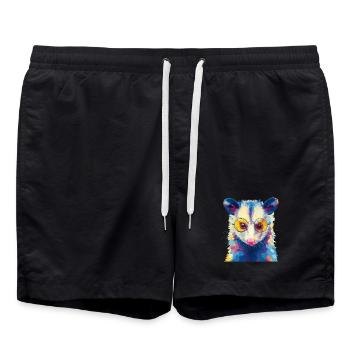 Opossum Possum Sunglasses - Swim Trunks - black - Front - AI Model Male 185 light (185cm)