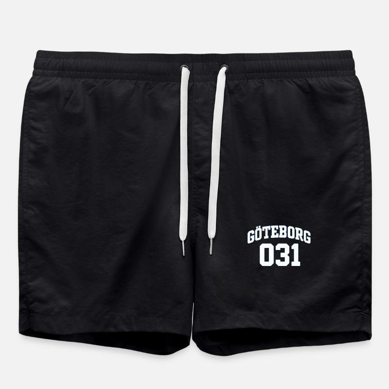 Göteborg, 031 Trikot - Badeshorts - Schwarz