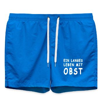 Fruit - Swim Trunks - cobalt blue - Front