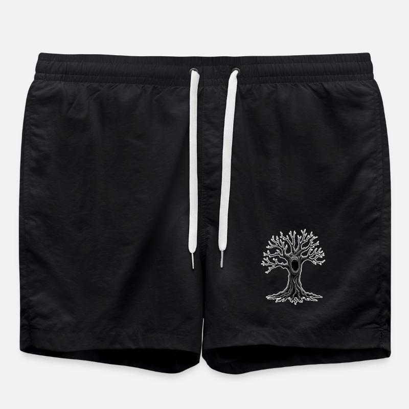 Screaming Tree - Swim Trunks - black