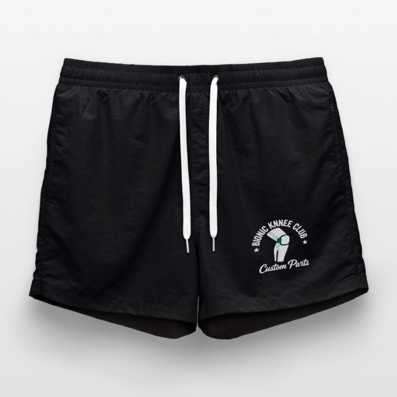 Bionic Knee Club Bionic Knee Replacement Gift Swim Trunks