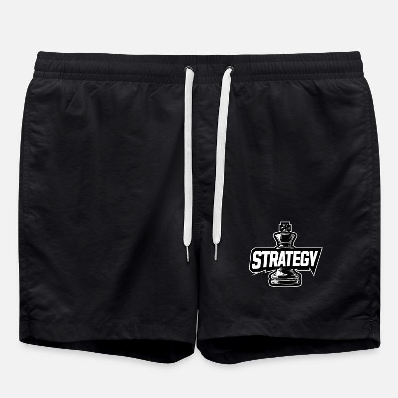 Chess Piece King – STRATÉGIE - Short de bain - noir