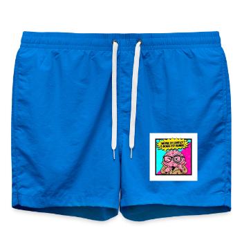 Verschwörungstheorie seltsame Welt - Badeshorts - Cobalt blue - Vorne