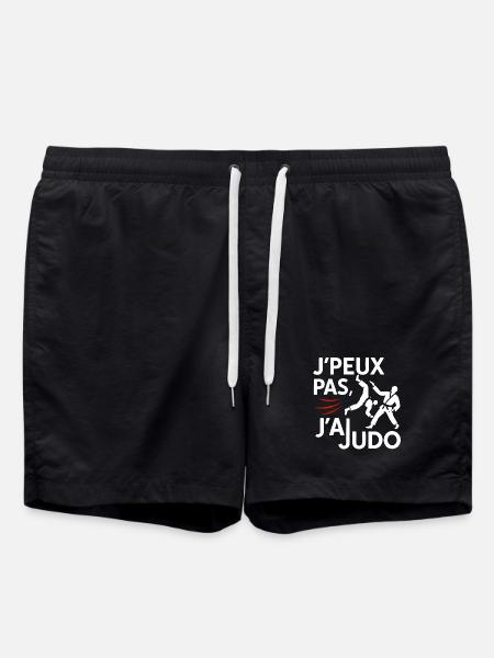 Judo Punchline: J'peux pas - Short de bain - noir