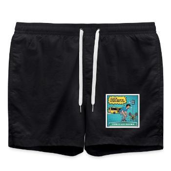 High bar for tomorrow - Swim Trunks - black - Front - AI Model Male 185 light (185cm)