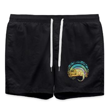 Caméléon - Short de bain - noir - Devant - AI Model Male 185 light (185cm)