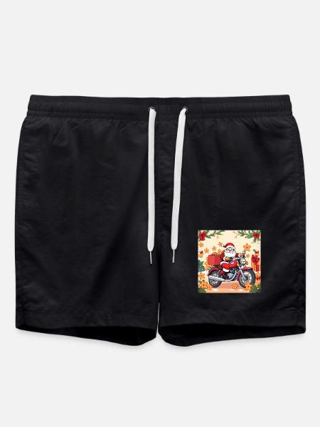Powered by Gingerbread & Gasoline - Swim Trunks - black