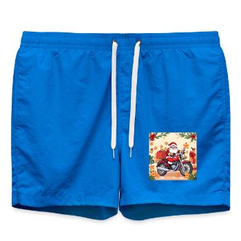Powered by Gingerbread & Gasoline - Swim Trunks - cobalt blue - Front