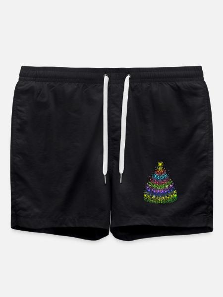 Christmas tree - Swim Trunks - black