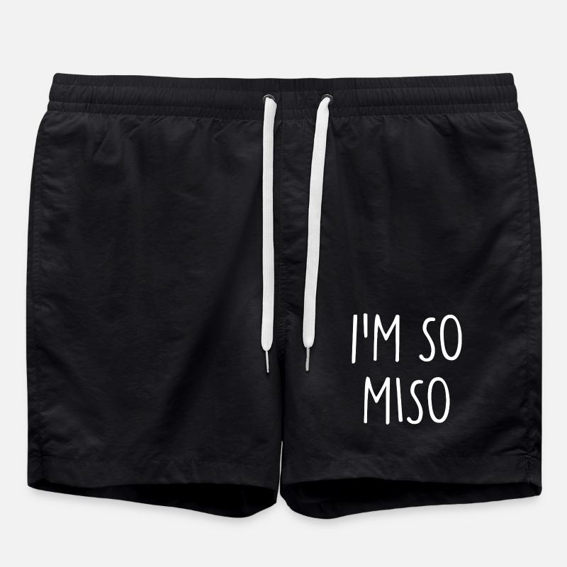 miso - Short de bain - noir