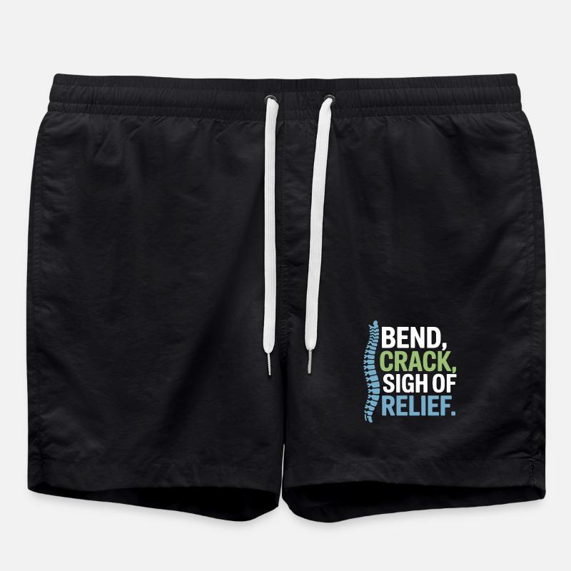 Chiropractor Spinal Alignment Is Everything - Swim Trunks - black