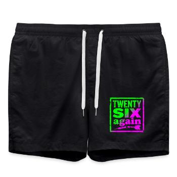 Maillot ou coupe de fléchettes 26 points manqué - Short de bain - noir - Devant - AI Model Male 185 light (185cm)