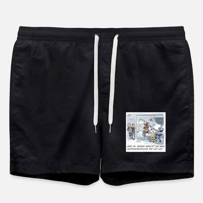 New corporate culture sparked - Swim Trunks - black