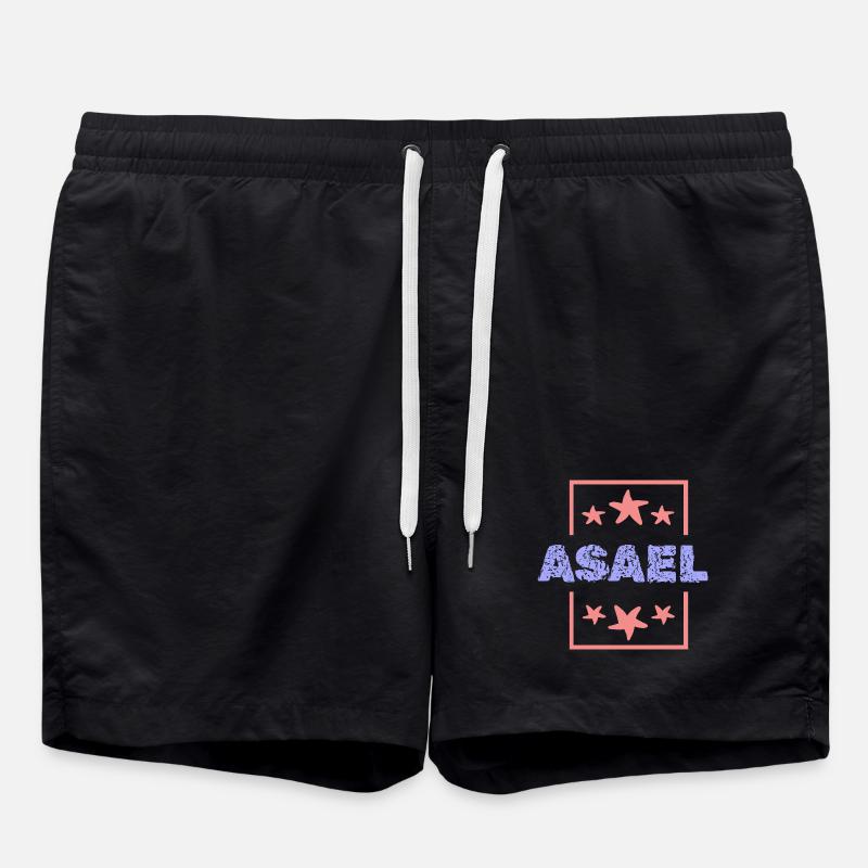 Asael Asael - Short de bain - noir