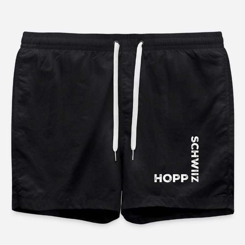 Hopp schwiiz - Swim Trunks - black