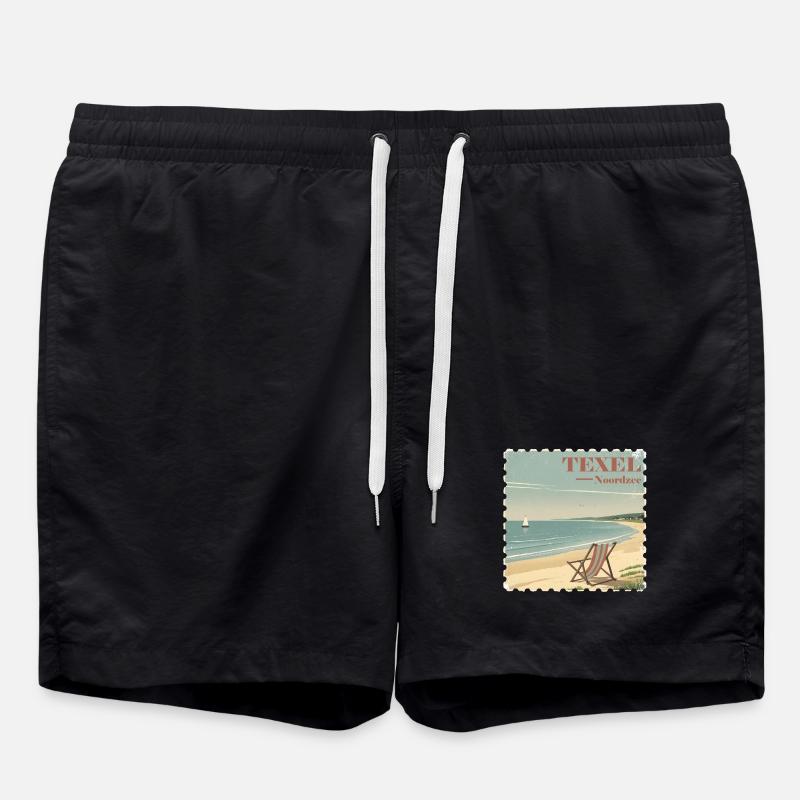Texel Noordzee - Swim Trunks - black