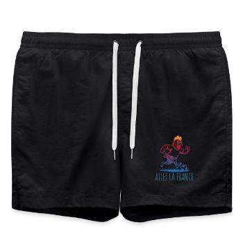 Allez la France Football Hahn - Short de bain - noir - Devant - AI Model Male 185 light (185cm)