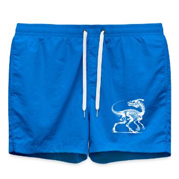Dinosaure Raptor avec des os de colonne vertébrale - Short de bain - cobalt blue - Devant
