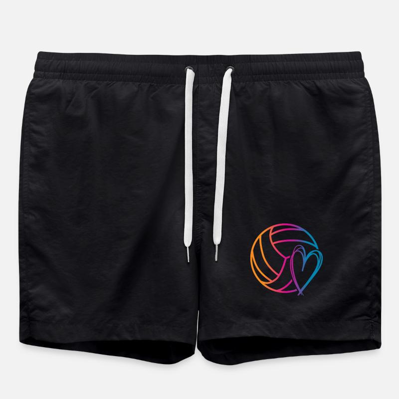 Volleyball Ball - Swim Trunks - black