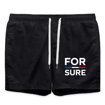 macron Ganz sicher - Badeshorts - Schwarz - Vorne - AI Model Male 185 light (185cm)