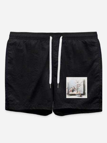 Family breakfast - Swim Trunks - black