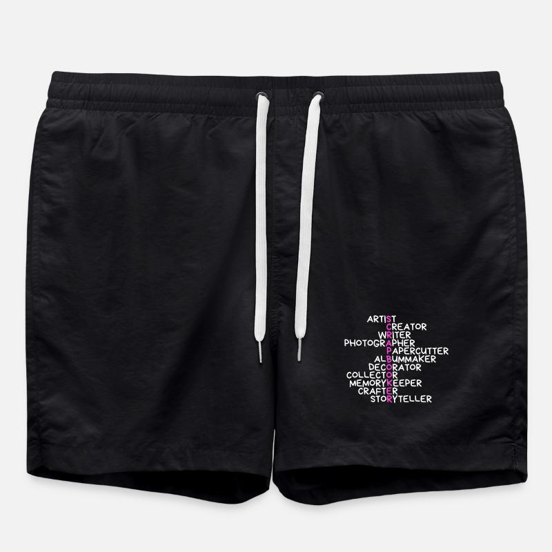 Scrapbooker - Swim Trunks - black