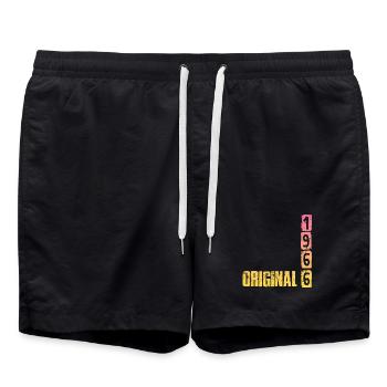 Original 1966 - Short de bain - noir - Devant - AI Model Male 185 light (185cm)
