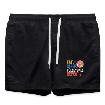 Diction du volley-ball Beachvolleyball - Short de bain - noir - Devant - AI Model Male 185 light (185cm)
