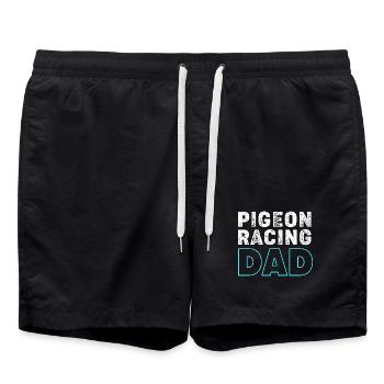 Course de pigeons Pigeons - Short de bain - noir - Devant - AI Model Male 185 light (185cm)