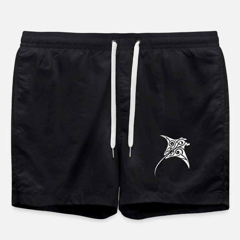 Manta ray - Swim Trunks - black