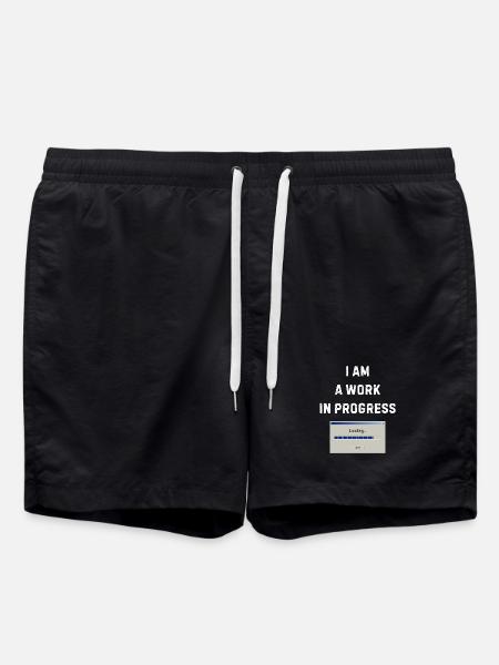 Work in progress – Loading bar - Swim Trunks - black