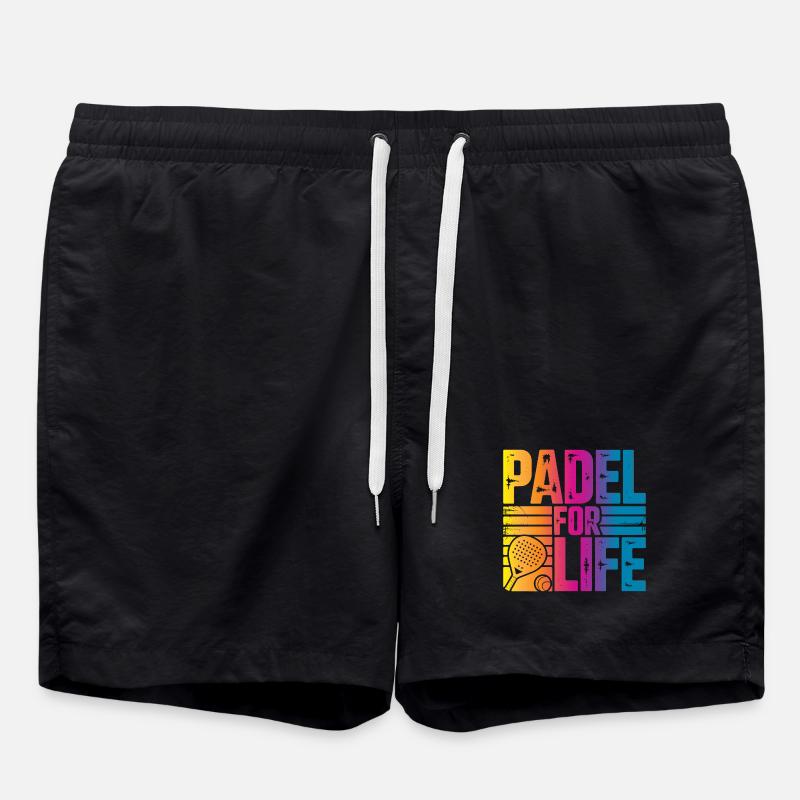 Padel for life - Swim Trunks - black