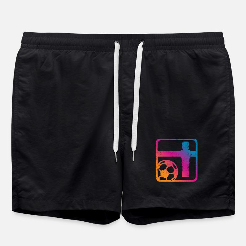 foosball - Swim Trunks - black