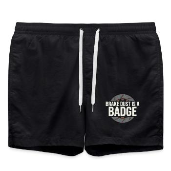 Autocross de piste de la Journée de la Piste Poussière de Frein HPDE - Short de bain - noir - Devant - AI Model Male 185 light (185cm)