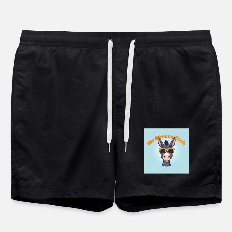 No Stress Club Donkey - Short de bain - noir