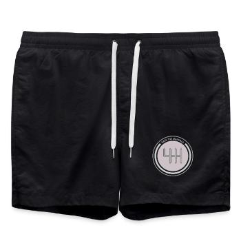 Emblème du manuelschaltung Sauver les manuels - Short de bain - noir - Devant - AI Model Male 185 light (185cm)