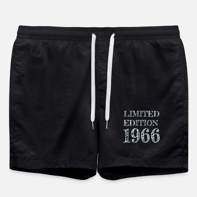 1966 60th year of birth - Swim Trunks - black