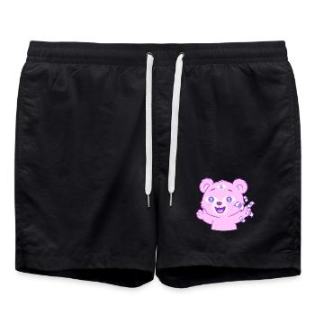 Money Teddy - Swim Trunks - black - Front - AI Model Male 185 light (185cm)