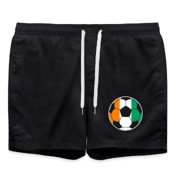 Football - Équipe de Côte d’Ivoire - Short de bain - noir - Devant - AI Model Male 185 light (185cm)