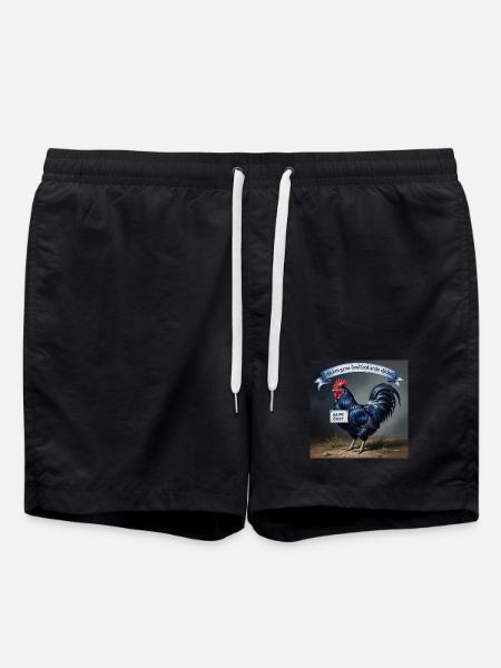 chicken game - Swim Trunks - black