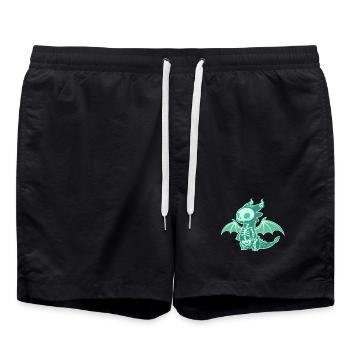 Drachengeist-Vektor - Badeshorts - Schwarz - Vorne - AI Model Male 185 light (185cm)