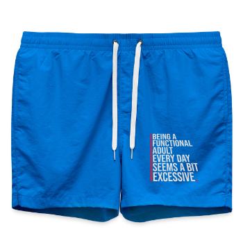 Être un adulte fonctionnel chaque jour semble excessif - Short de bain - cobalt blue - Devant