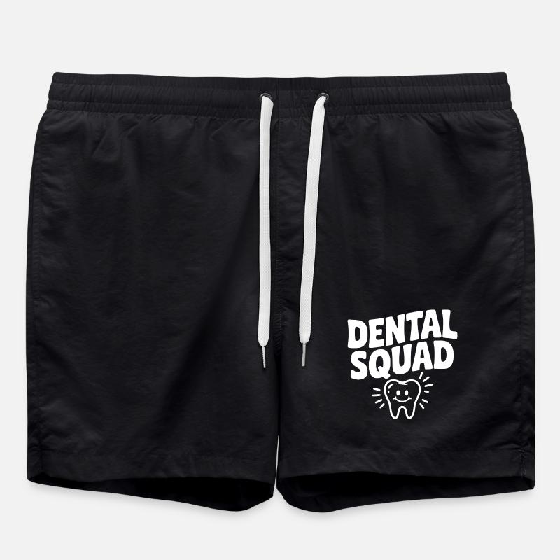 Dental Squad - Swim Trunks - black