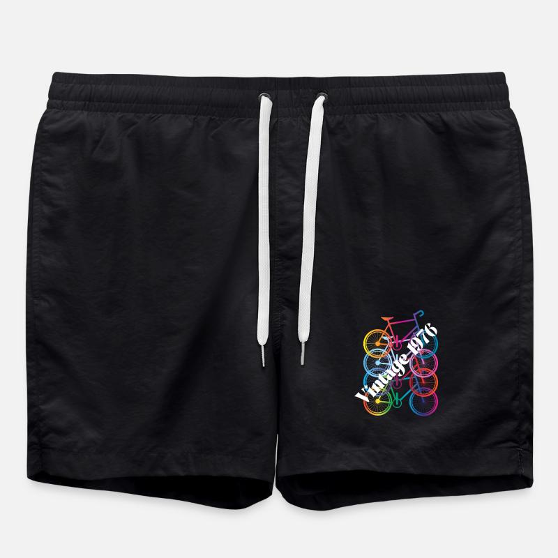 Annata 1986 - Costume a pantaloncino - nero