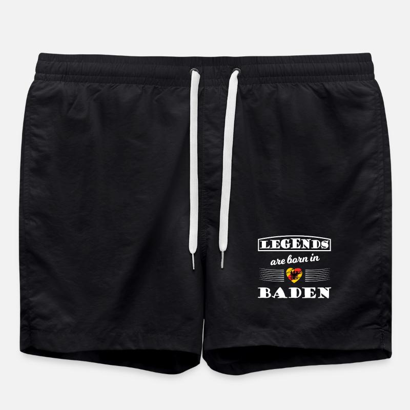 Legends born in Baden - Swim Trunks - black