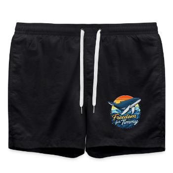Freedom for Timmy - Sundowner - Swim Trunks - black - Front - AI Model Male 185 light (185cm)