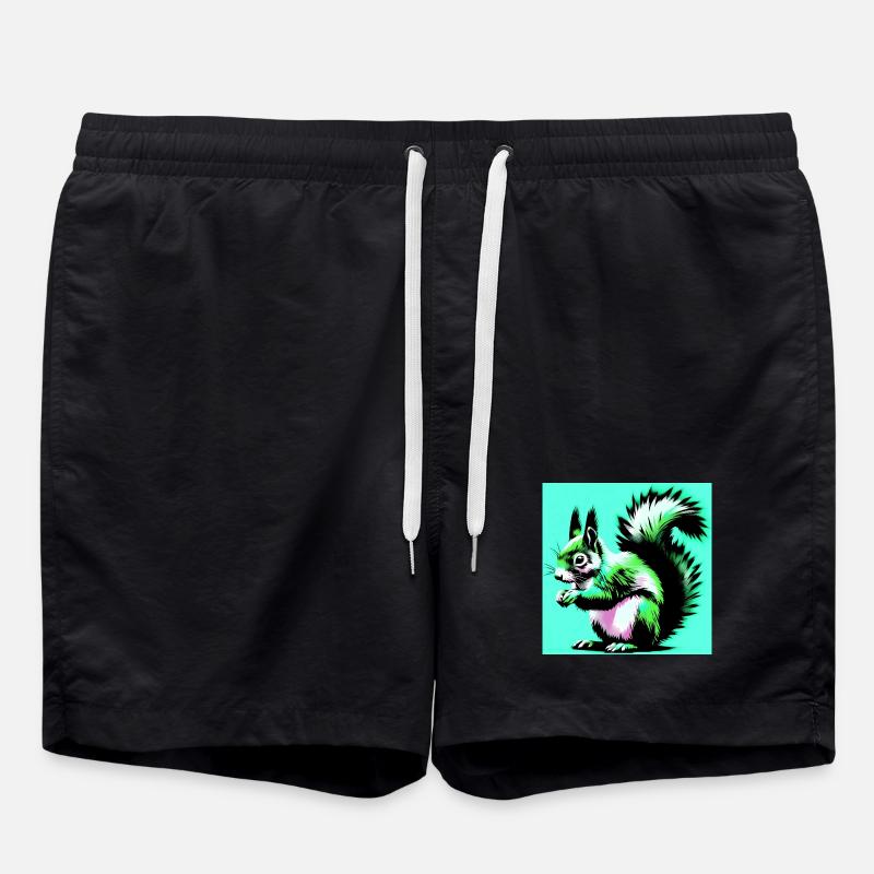 écureuil - Short de bain - noir