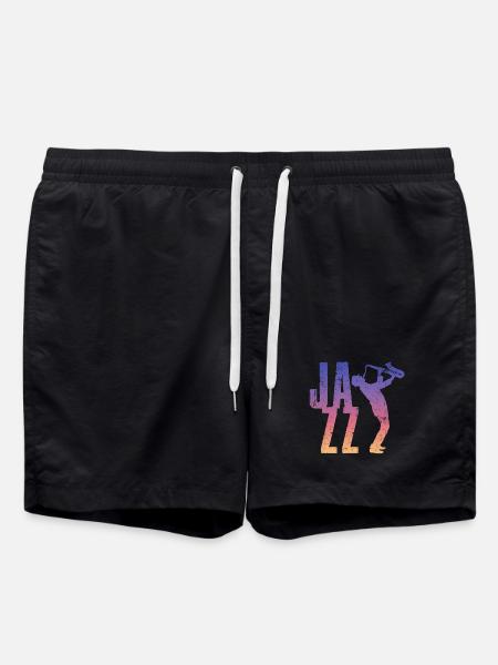 Jazz Retro - Swim Trunks - black
